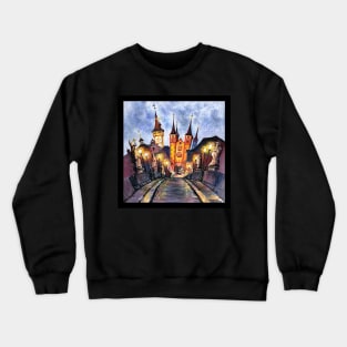 Watercolor sketch of Wurzburg Crewneck Sweatshirt